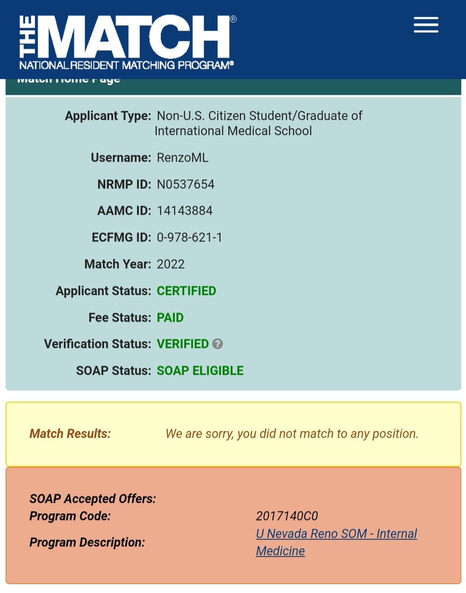 Ml88Renzo's tweet image. We all have an amazing story. A dream ahead. Struggles. I can&apos;t believe how this chapter of mine is ending. Unmatched on Monday. Tuesday I interviewed with a marvelous program. Today, SOAP, I was offered a position! I HAVE ACCEPTED! I am over the moon! #SOAP2022 #MedTwitter