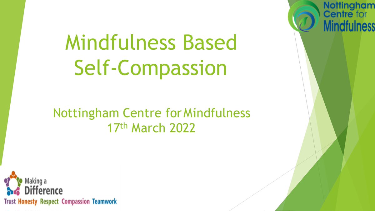 Thanks to those that joined our workshop today. Really enjoyed exploring the links between mindfulness and compassion - and the different ways we can both resource ourselves and bring benefit to others #mindfulness
#compassion