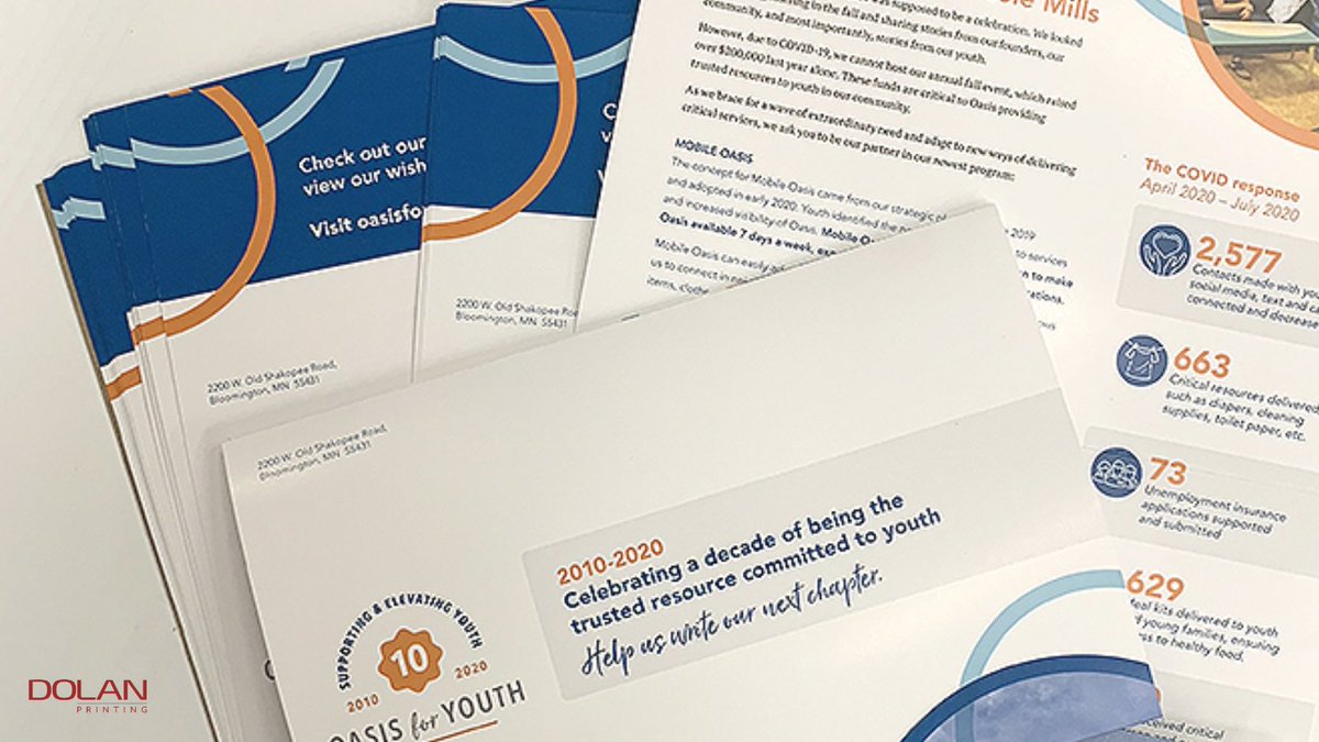 Using Dolan Printing's digital technologies to personalize your mailings with clean data and variable images will ensure a top response from customers, prospects and donors. dolanprinting.com/services/ #visiblydifferent