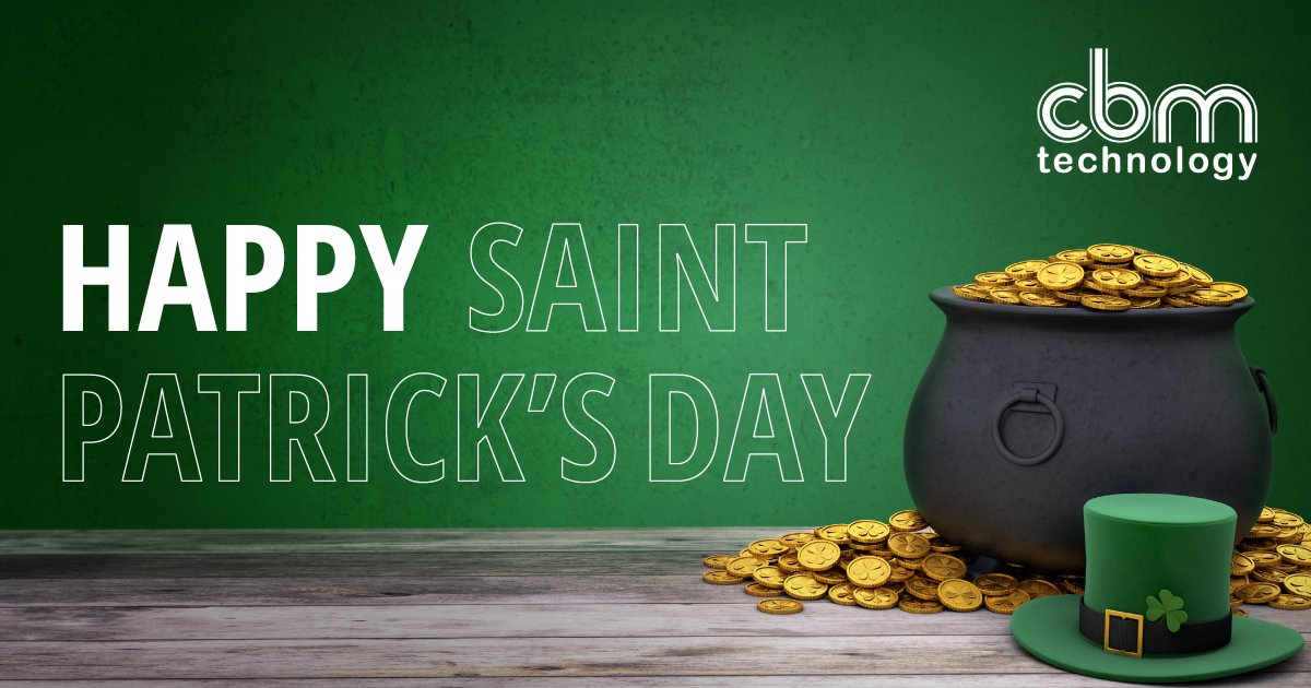 CBMTech's tweet photo. This #StPartricksDay, no need to test your luck. When you partner with CBM to manage your IT, you can be confident you're in safe hands. We offer complex, tailored solutions to keep your company's data safe -- no rainbows required.
 #noexcuses - just #solutions https://t.co/1ujARX7hX8
