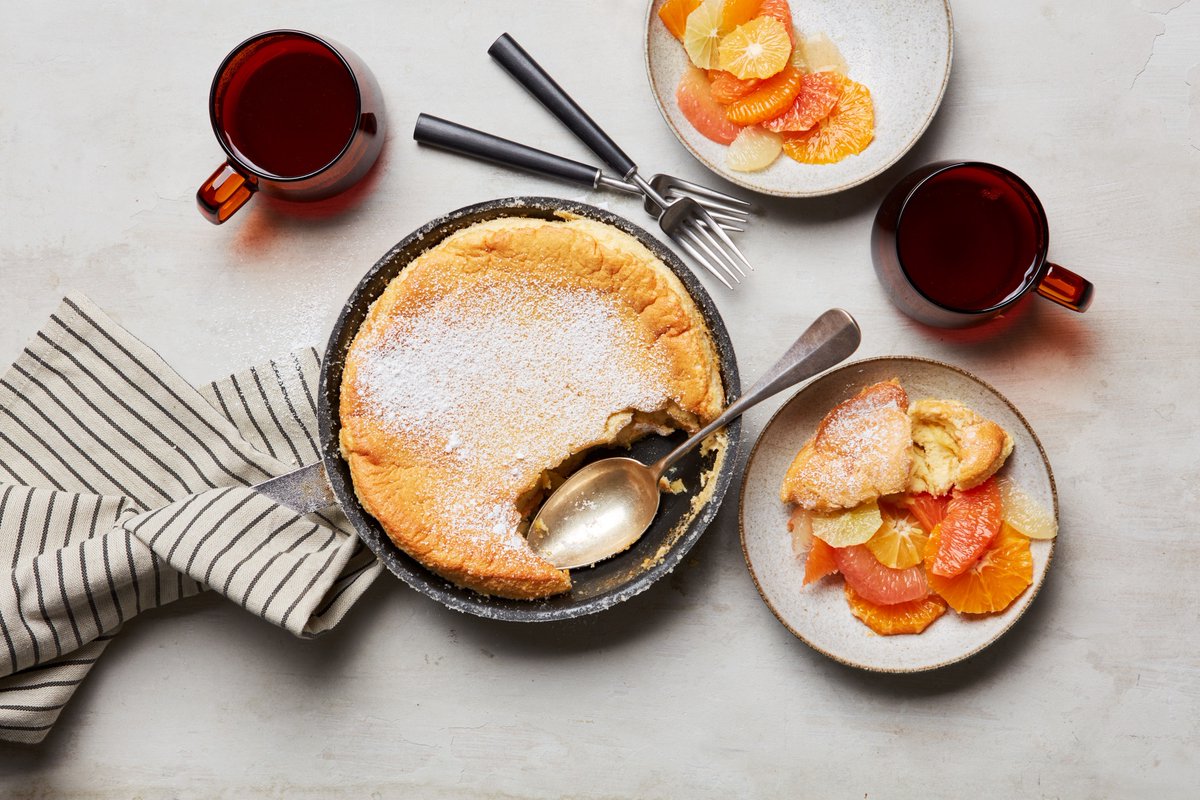 Here's everything you love about a cloudlike soufflé, simplified into pancake form. trib.al/MgtC0We
