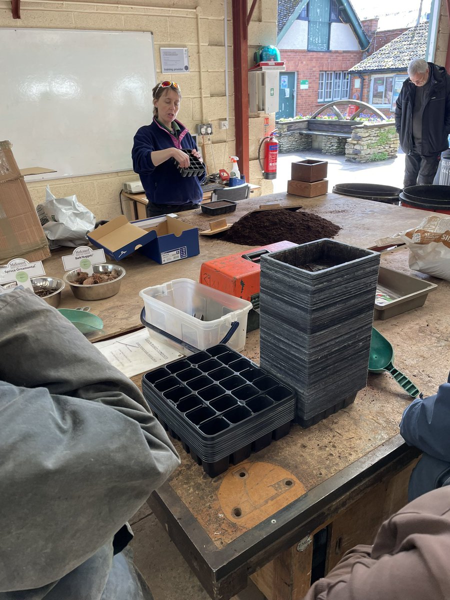 in_tgv's tweet photo. Learning how to sow seeds on the @rhs level 2 course.
#wiltshirecollege #planting #seeds #sowing #greenhouse #horticulture #lackham #lacock @RHSBloom https://t.co/lbpfO8y5ib