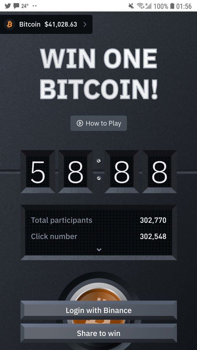 My click number: 302548
#BitcoinButton #Binance