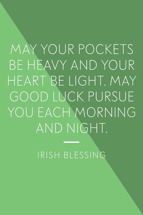 Happy St. Patrick's Day!  May the luck of the Irish be with us all today!