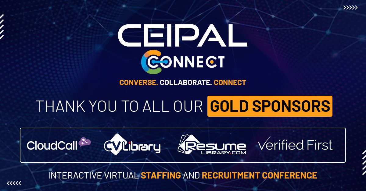 CeipalCorp's tweet photo. Last Thursday, we hosted the #staffing industry's premier virtual staffing & recruitment conference, #CEIPALConnect. We thank all of our gold sponsors for their continued partnership & support to make this event so successful!
@CloudCall @CVLibrary @ResumeLibrary @VerifiedFirst https://t.co/bR4D0hKkDW