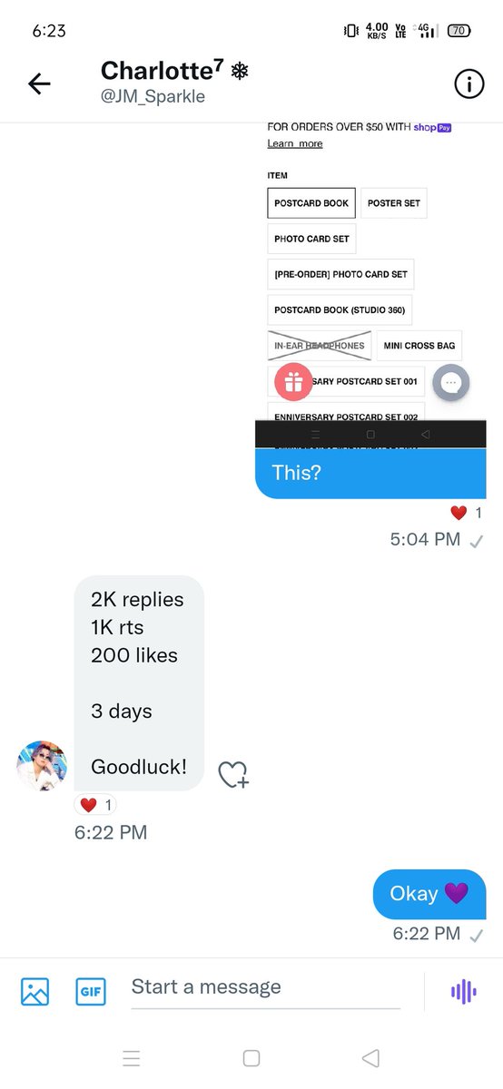 DebnathDebasri's tweet photo. Hey guys.. I got a Rt deal from @JM_Sparkle 💜

I hope you all can support me💜😊

Target -
2k replies
1k rts
200 likes

Tag your moots too... 🥺🥺🥺I will really appreciate your help 💜 https://t.co/KxtYZ5bSJ5