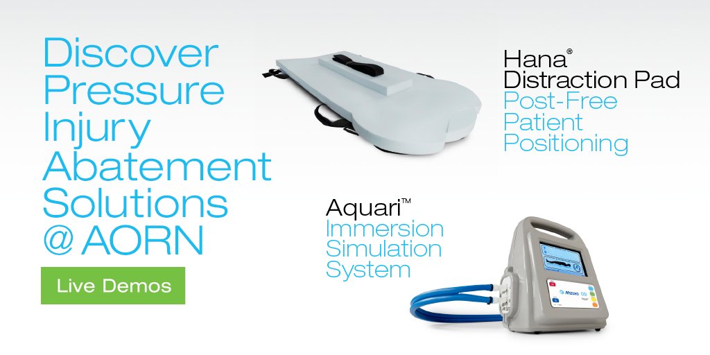 We are excited for <a href="/aorn/">AORN</a> 2022! Join us at booth #7441 to get a hands-on demo of our #PressureInjuryAbatement solutions including Aquari™ &amp; The Hana® Distraction Pad. Visit our Nurse Education Station to learn how we provide the latest educational tools: bit.ly/3MhzDSm