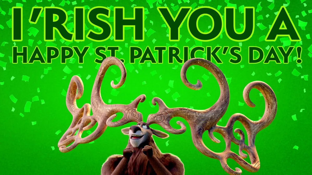 Happy St. Patrick's Day from the whole herd at Riverdance: The Animated Adventure 🍀💚