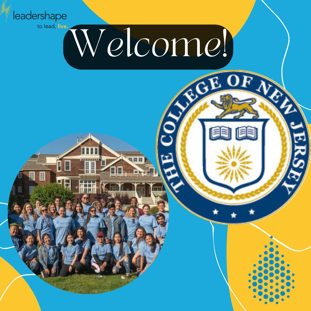 LeaderShape's tweet photo. Today we will be  at The College of New Jersey for the Institute!
We will be leading with passion, integrity, and a healthy disregard for the impossible. Participants explore who they are and the impact that they want to have on communities.

#LeaderShape #ToLeadLive #Leadership https://t.co/kRMZmY06va