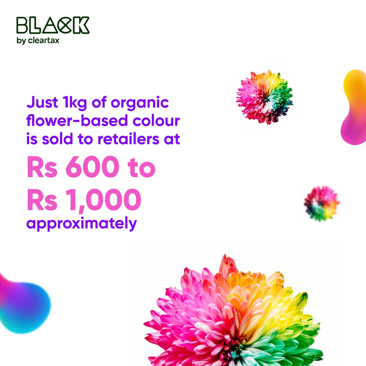 BlackbyCleartax's tweet photo. This Holi, we present to you a BTS snapshot of the colour and water toy gun industry that puts the happy in Holi. 

#HappyHoli #blackbycleartax #BLACKapp https://t.co/cUmQnDntke
