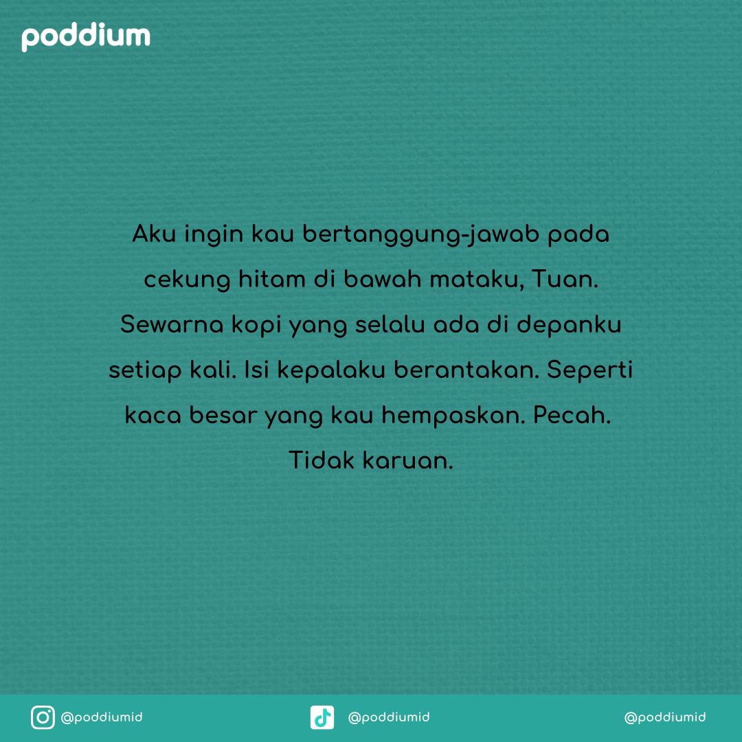 poddiumid's tweet photo. Kenapa rasa ini datangnya begitu cepat, Tuan. https://t.co/TLSd5E7cBV