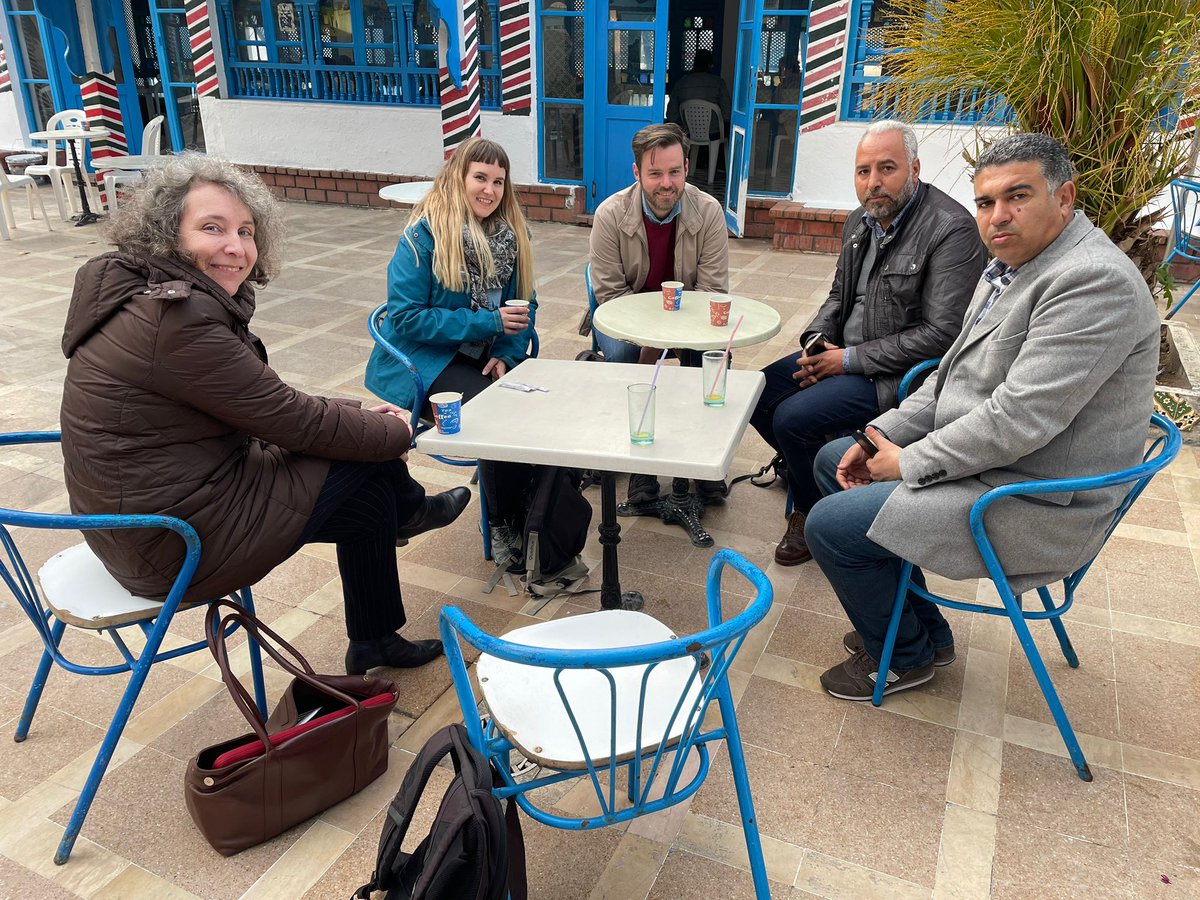 ATLAS_cities's tweet photo. Today a week ago we were visiting #Mactar and #Zama Regia in #Tunisia 🇹🇳
With Moheddine Chaouali as the host/guide in Mactar & Chokri Touihri hosting the part in Zama.
The early start, cars leaving at 07:00, was not the best. Even the baker had not yet finished 🥐🥖 his work 😴 https://t.co/WdEsmHciCg