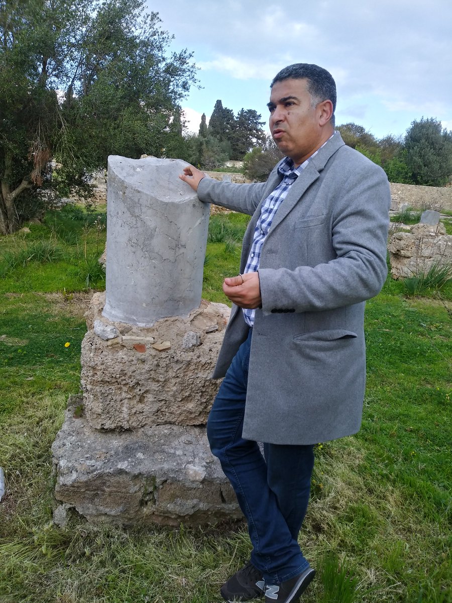 ATLAS_cities's tweet photo. Today a week ago we were visiting #Mactar and #Zama Regia in #Tunisia 🇹🇳
With Moheddine Chaouali as the host/guide in Mactar & Chokri Touihri hosting the part in Zama.
The early start, cars leaving at 07:00, was not the best. Even the baker had not yet finished 🥐🥖 his work 😴 https://t.co/WdEsmHciCg