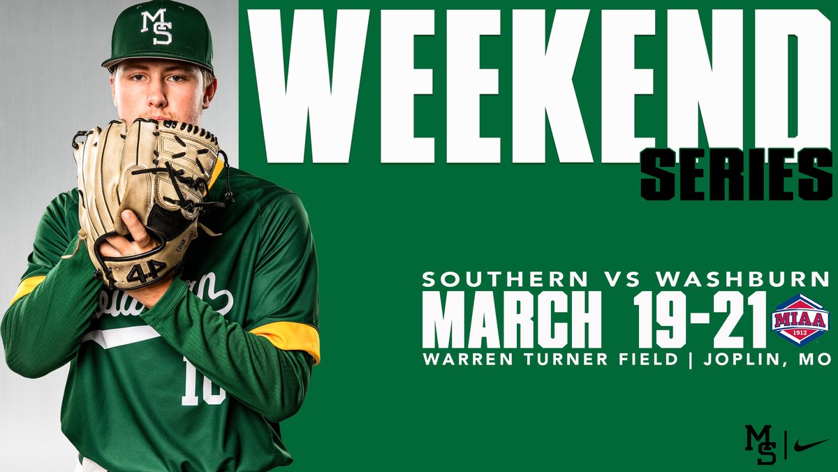 MSSUBaseball's tweet photo. Weekend Home Series Updated| vs Washburn
First pitch of all games are scheduled for 1pm. https://t.co/I5o9AndRND