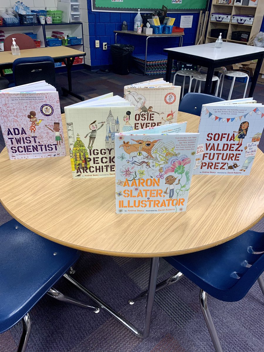 This just in!! Finally got the most recent <a href="/andreabeaty/">AdaTwistScientist</a> book. This is by far one of my favorite picture book series for STEAM!