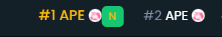 JUST $APE tweet media