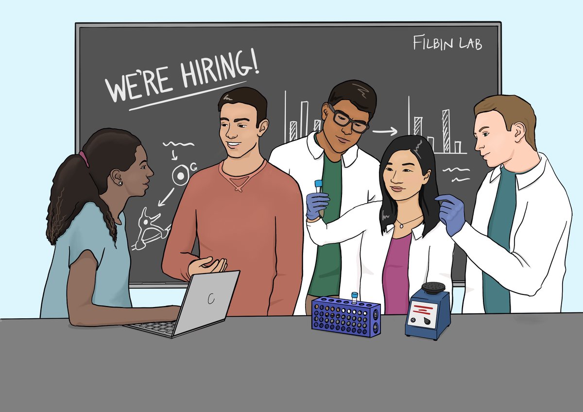 We are hiring!! Searching for a motivated wet-lab staff scientist and computational scientist to lead cutting edge #SingleCellMultiomics and #SpatialTranscriptomics in childhood brain tumors, as well as #TumorCellShapeShifting projects. Please RT and DM if interested. 🥳