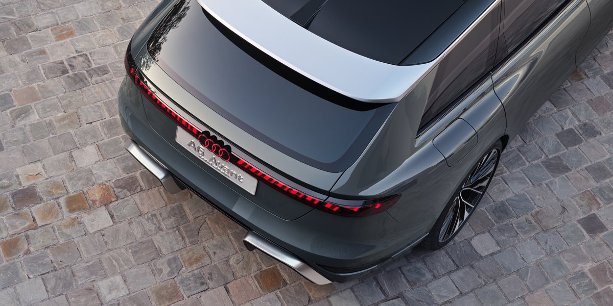 AudiFrance's tweet photo. L’équilibre entre design et performance. 
Découvrez la Nouvelle Audi A6 Avant e-tron concept*. #LeFuturNousAnime
Découvrez-en plus sur https://t.co/pYYceemb9j

--
Pour les trajets courts, privilégiez la marche ou le vélo. #SeDéplacerMoinsPolluer https://t.co/ff5TjBJKmJ