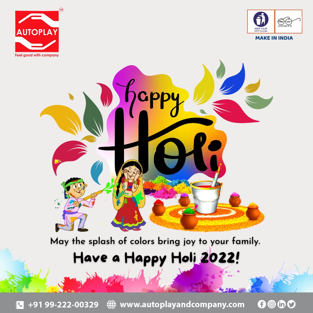 Autoplayswitch's tweet photo. Wishing you all a colorful life with colors of Joy, fun, happiness, and love.

𝐇𝐚𝐩𝐩𝐲 𝐟𝐞𝐬𝐭𝐢𝐯𝐚𝐥 𝐨𝐟 𝐂𝐨𝐥𝐨𝐮𝐫𝐬!

#holi #happyholi #festivalofcolors #colorful #holicolours #waterlevelsensor #colour #holifestival #autoplay https://t.co/8af1US3L6K