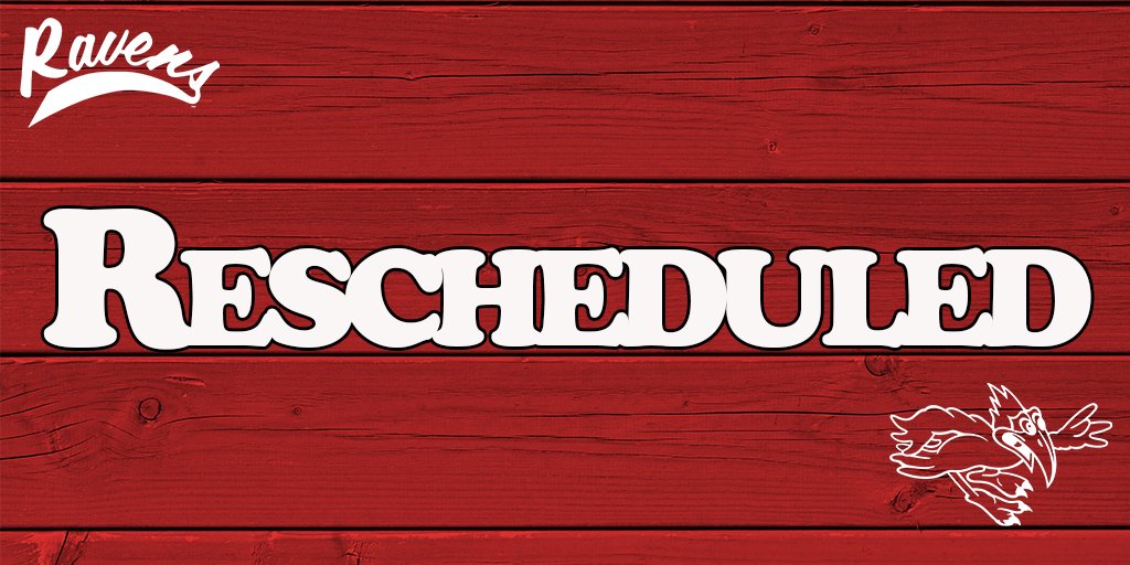 Baseball
Rescheduled

The 4 game series with Highland CC scheduled for Fri/Sat (3/18-3/19) has been RESCHEDULED TO Sat/Sun (3/19-3/20) with all 4 games being played IN COFFEYVILLE (Walter Johnson).  Sat. game times of 3 &amp; 5. Sun 1 &amp; 3.

<a href="/cccredravens/">Coffeyville CC</a> <a href="/redravensBB/">CCC Baseball</a> <a href="/HCCscotties/">Highland Athletics</a>