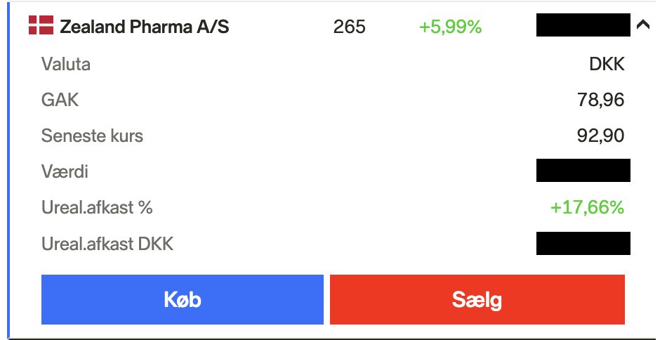 $ZEAL Zealand Pharma, so far the bottom call holds. Up almost 20%

#denmark #stocks #investering #investing #Pennystocks