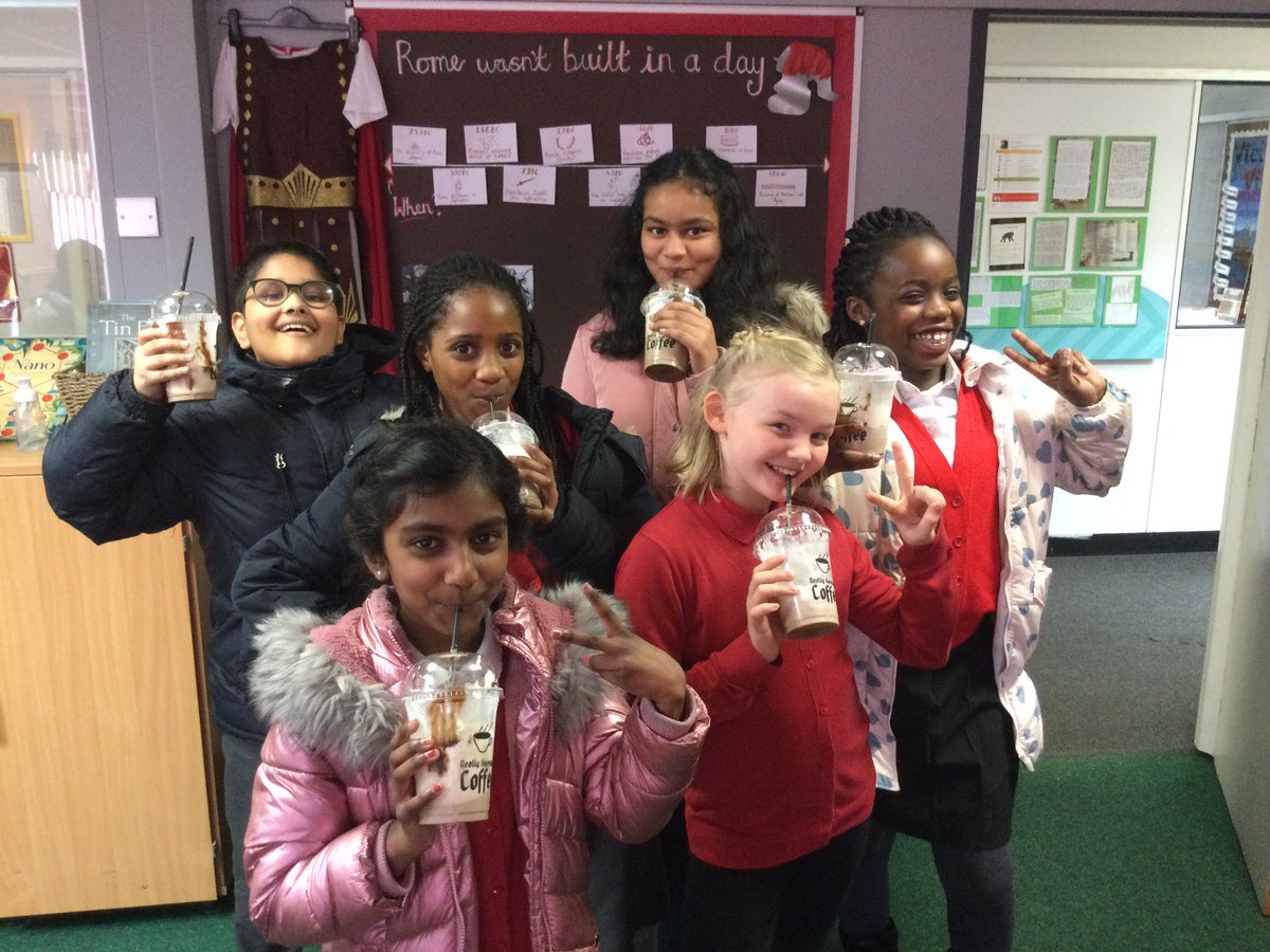 cashprimary's tweet photo. A whole bunch of children in Triumph chose to spend their fab tokens on a milkshake reward today - sweet! 🧋#jcway https://t.co/MWuDoJm5lm
