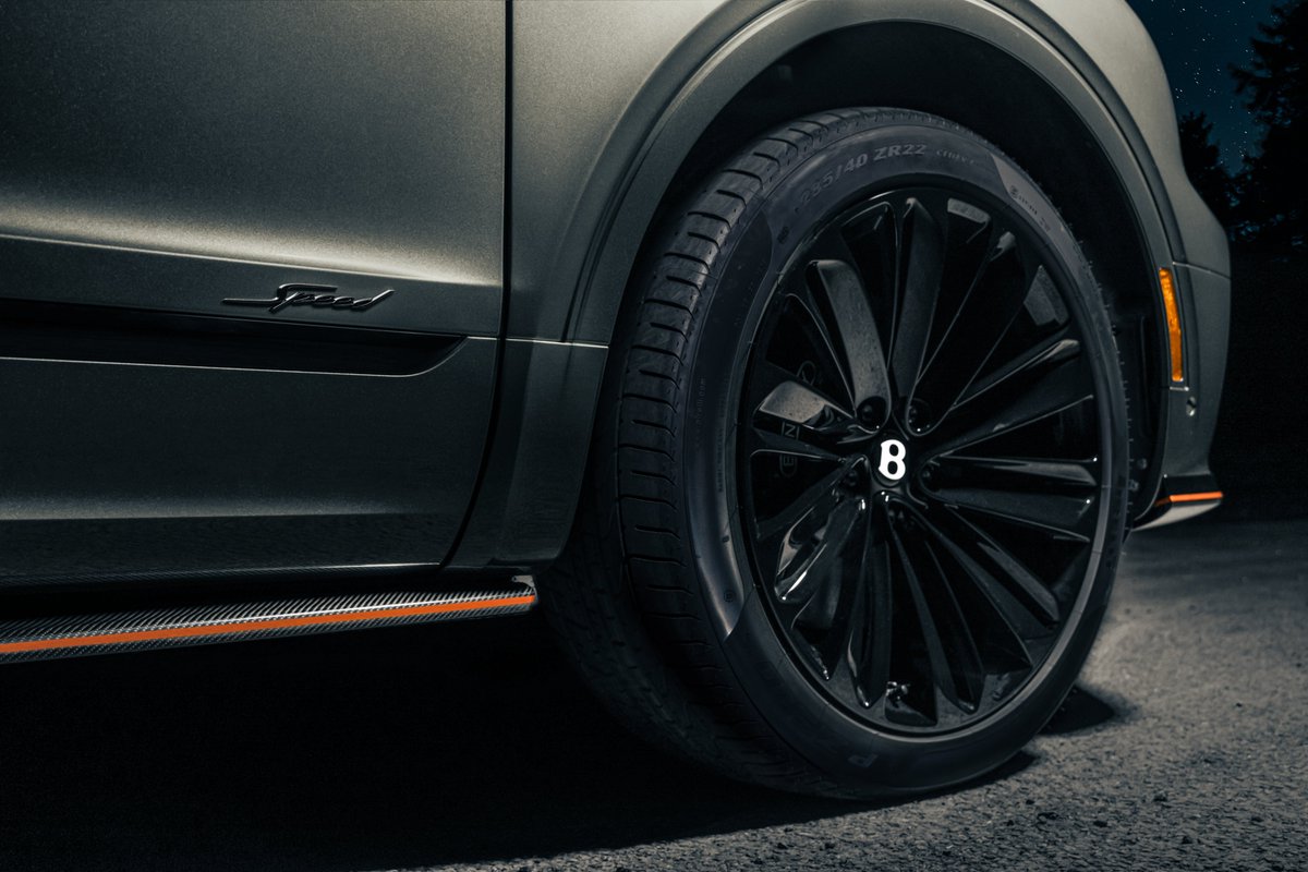 The space-themed Bentley Bentayga Speed