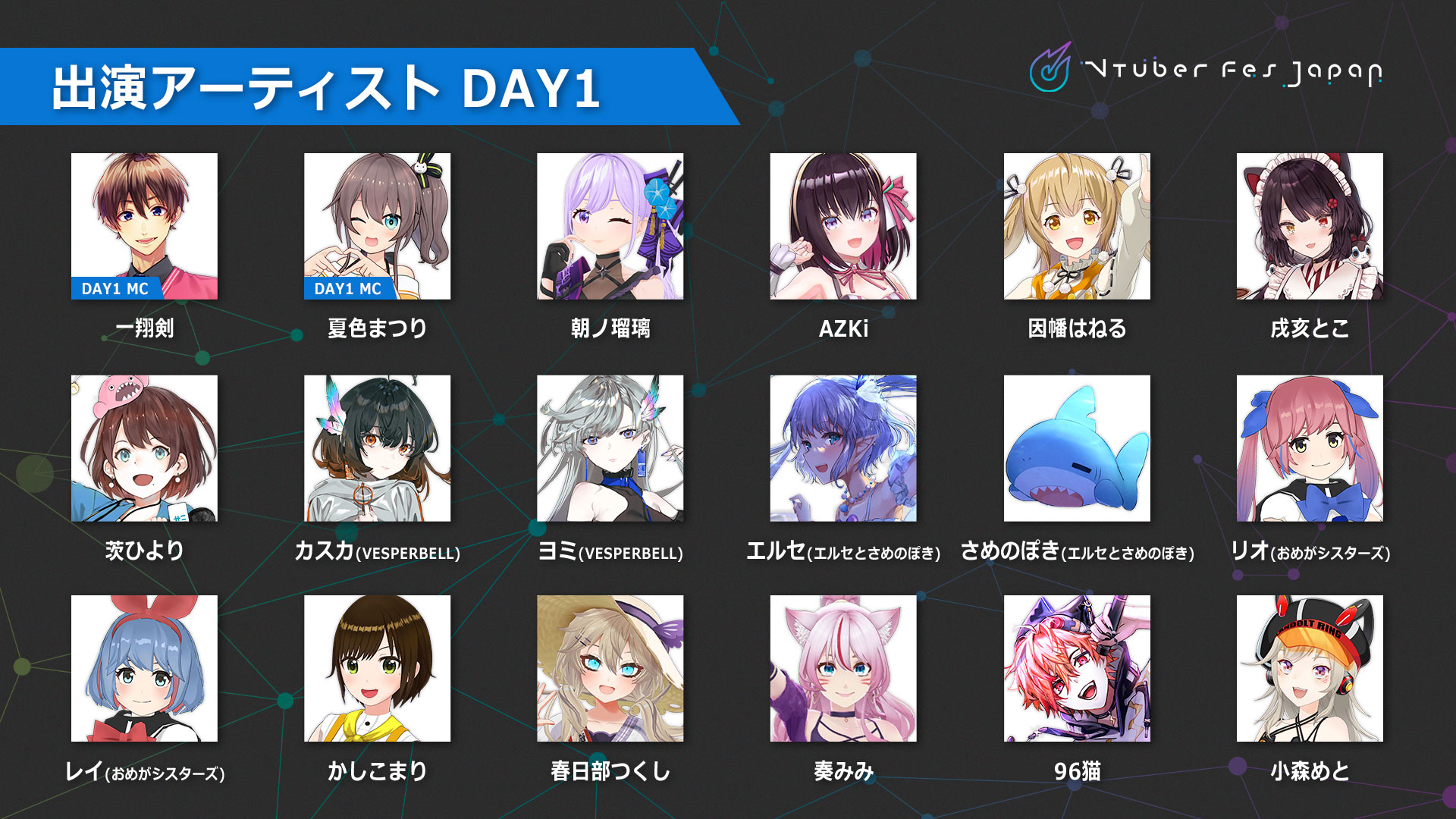 春日部つくし 等身大タペストリー Vtuber Fes Japan 2022 春日部つくし 等身大タペストリー Vtuber Fes Japan 2022