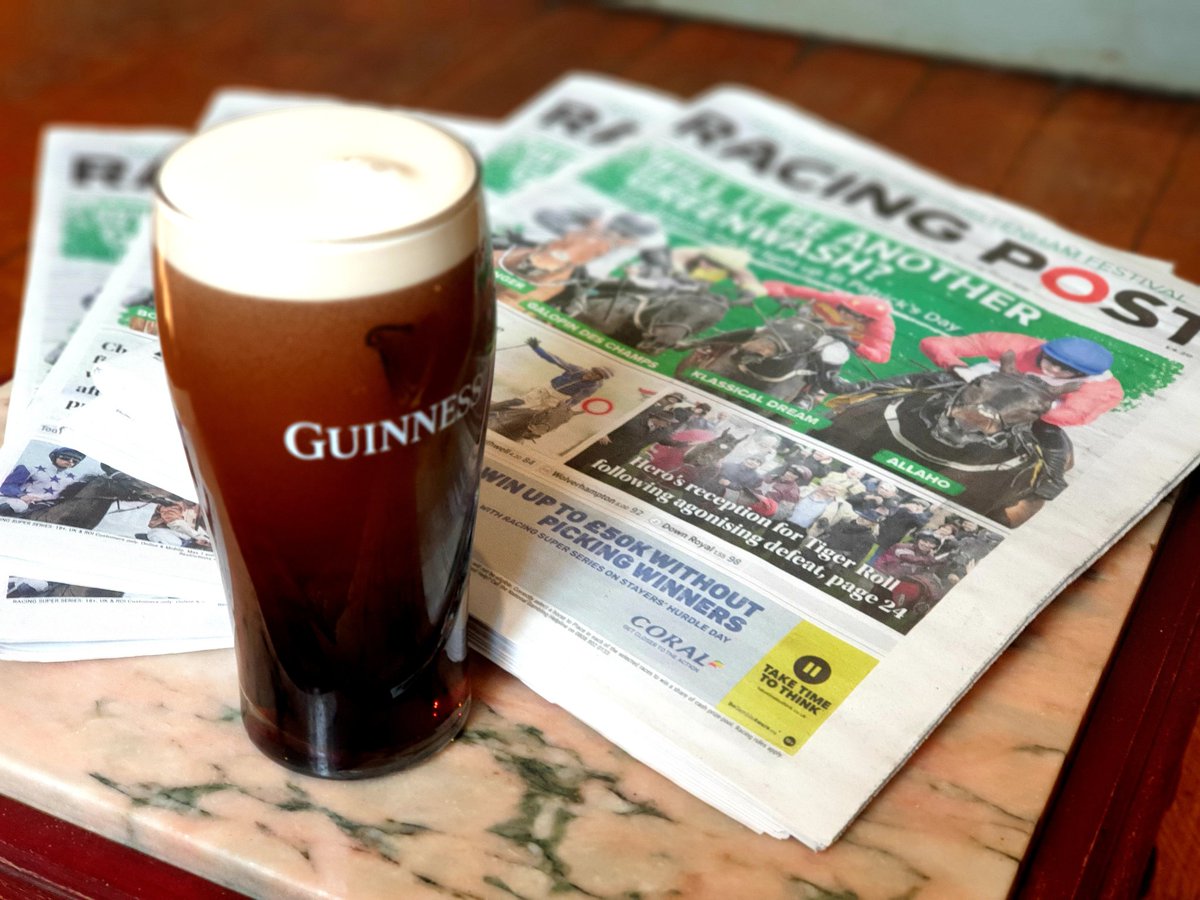 ArmsBathurst's tweet photo. Happy St Patrick's Day and good luck to all todays racegoers, certainly a better day for it! 

#StPatricksDay #CheltenhamFestival #CheltFest https://t.co/KFoTr28r7l