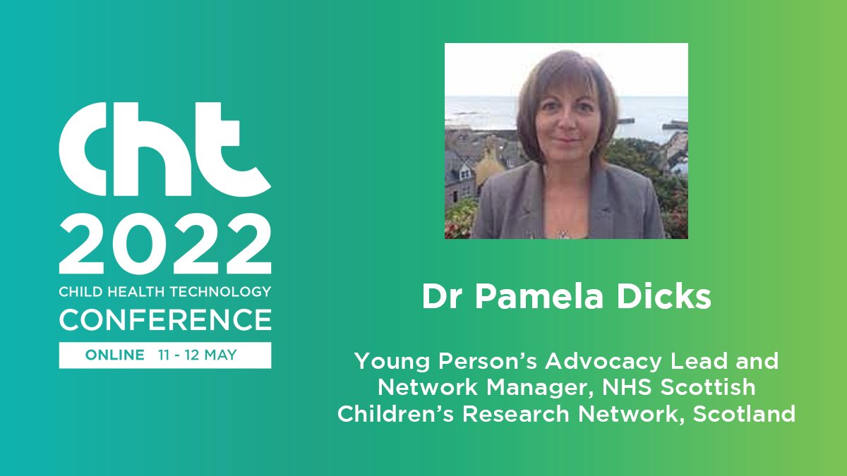 We are delighted to announce that <a href="/dicks_pamela/">Pamela dicks</a>, Young Person’s Advocacy Lead and Network Manager for the Scottish Children’s Research Network <a href="/aberdeenuni/">University of Aberdeen</a>, is speaking at #CHT2022!

Find out more 👉 scotcrn.org
