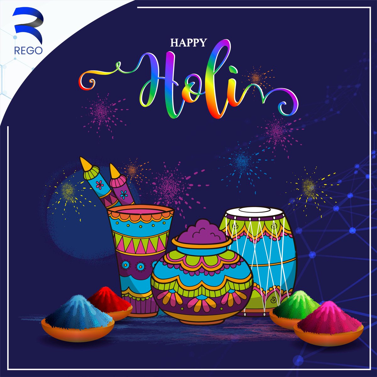 ExRego's tweet photo. REGO family wish you all a very Happy &amp; safe Holi 🔫
Soon we'll all be able to celebrate these festivals in the metaverse together.❤️

#HappyHoli #RegoEx
#NFTCommunity #MetaverseArmy #cryptocurrency https://t.co/5bUtPsCDLA