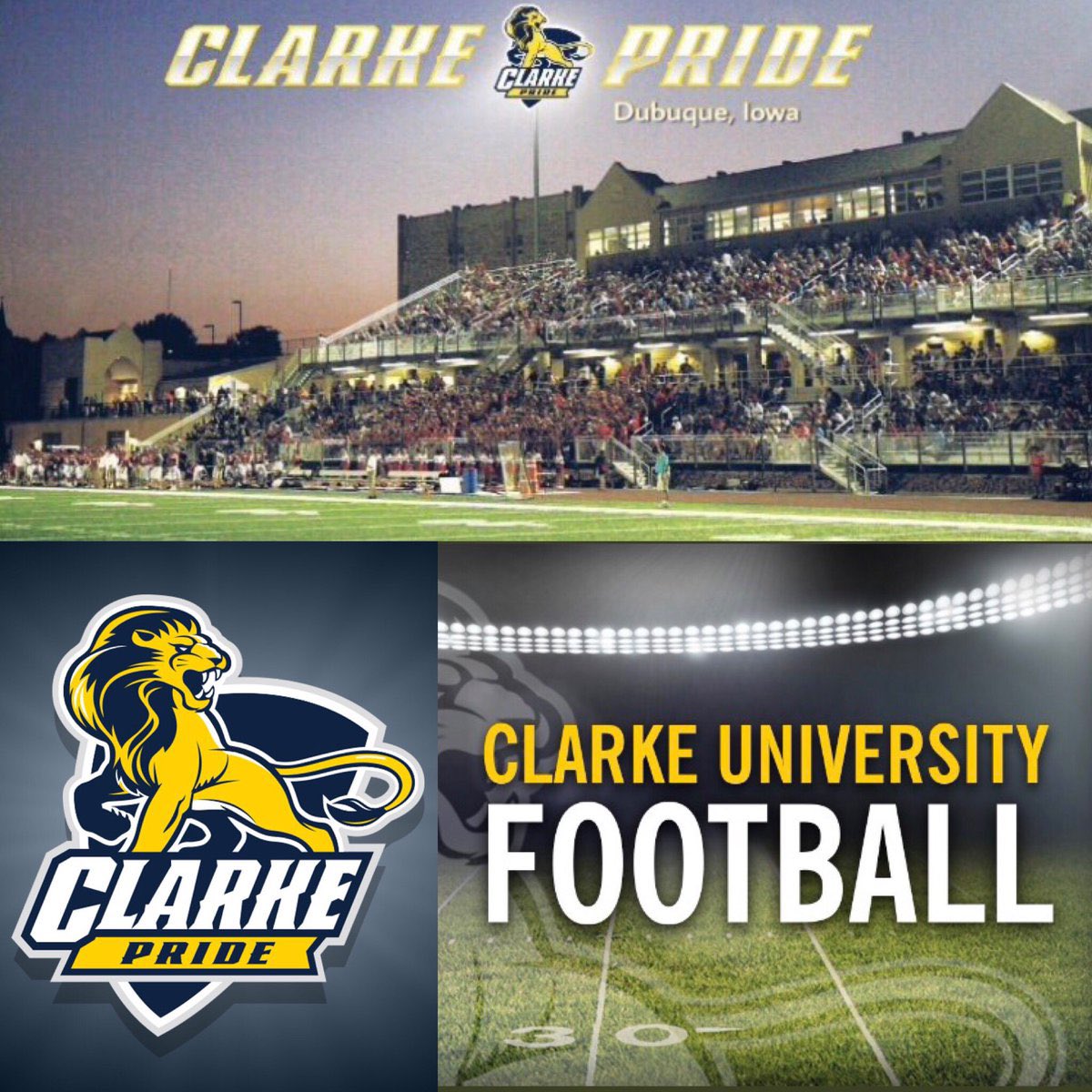 ChrisClarksonQB's tweet photo. After a great chat with @mayray97 I am blessed to say I have received an official offer from Clarke University #AGTG @CoachMRegalado @MbQbAcademy https://t.co/fYl7ft4cch