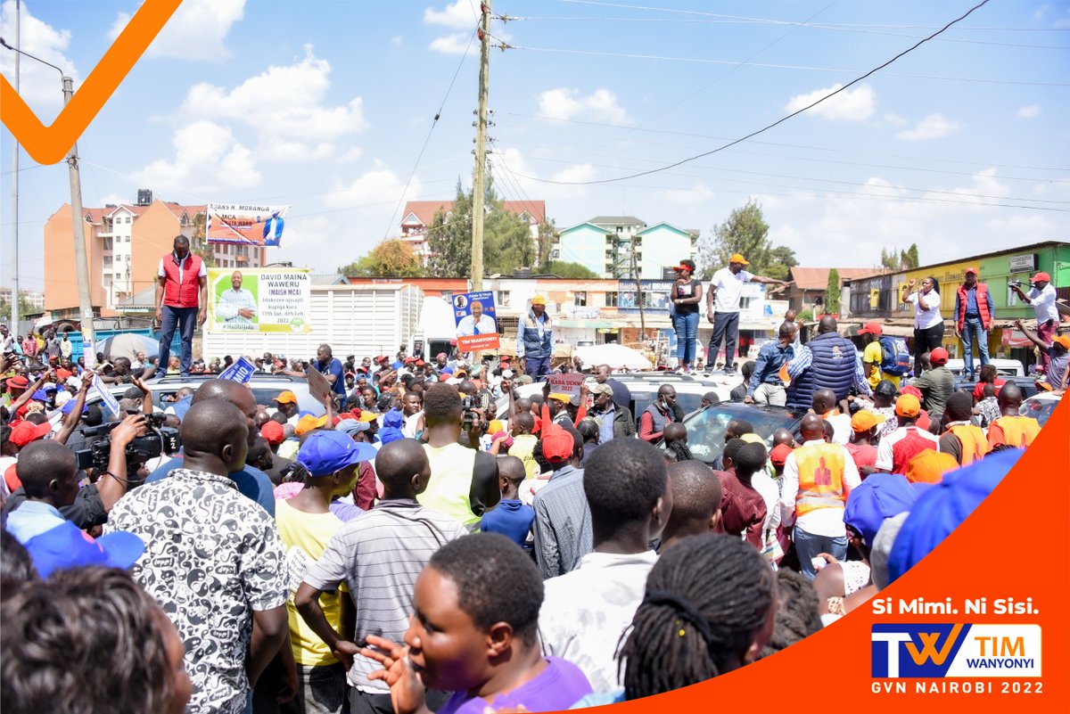 HonTimWanyonyi's tweet photo. Kwa ground, the #AzimioLaUmoja is gaining momentum. It is clear that our movement is inclusive and has been welcomed by Kenyans. Today our caravan made its way to Dagoretti South Constituency.
#Nairobi4Tim #Inawezekana https://t.co/V0x9Hv3H43