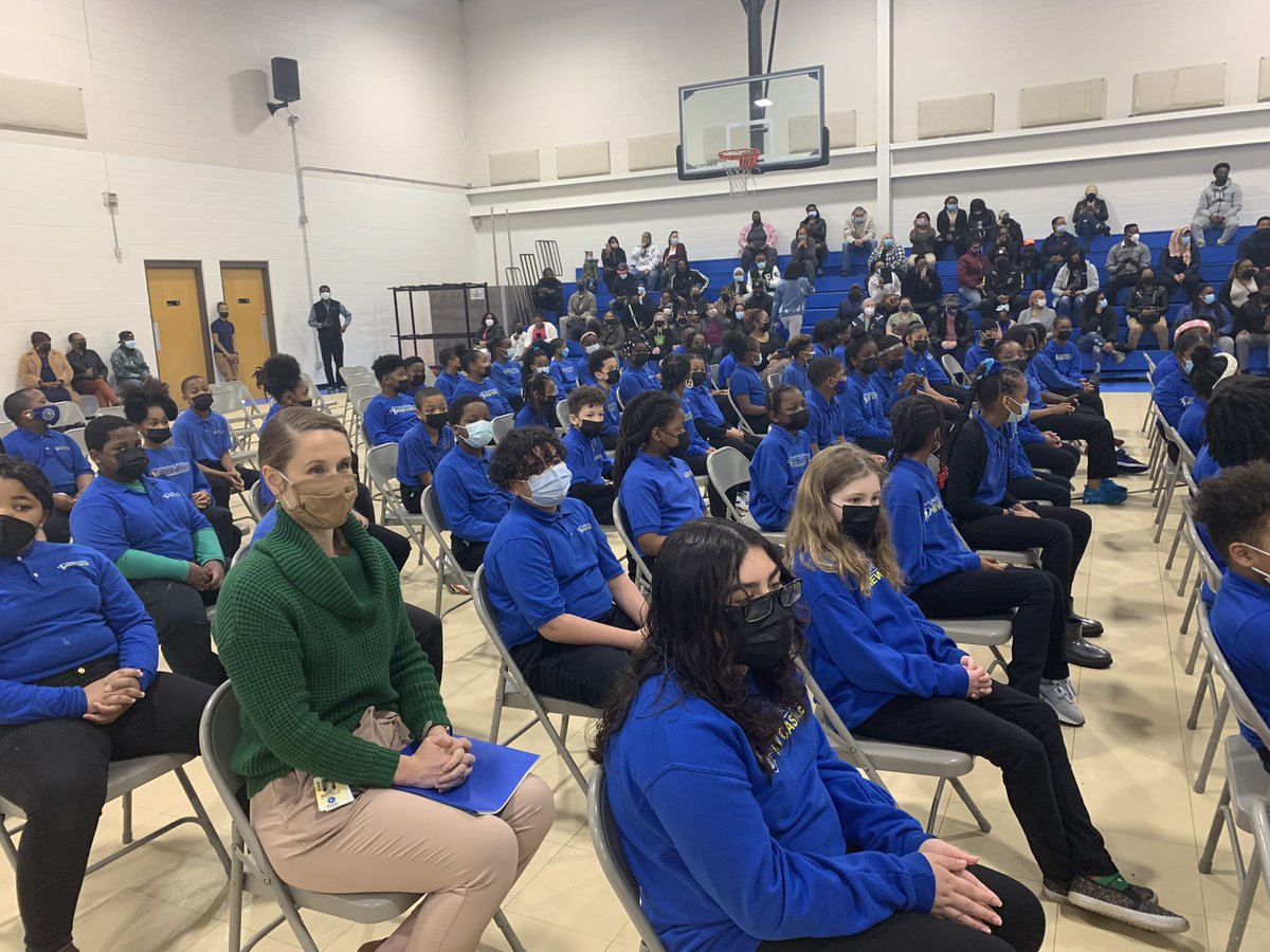 RValentinED's tweet photo. Celebrate the Excellence Our Students Embody.  Our students during their 2nd trimester honor roll assembly. #csncjags #csncistheplacetobe https://t.co/7V35YPtSm0