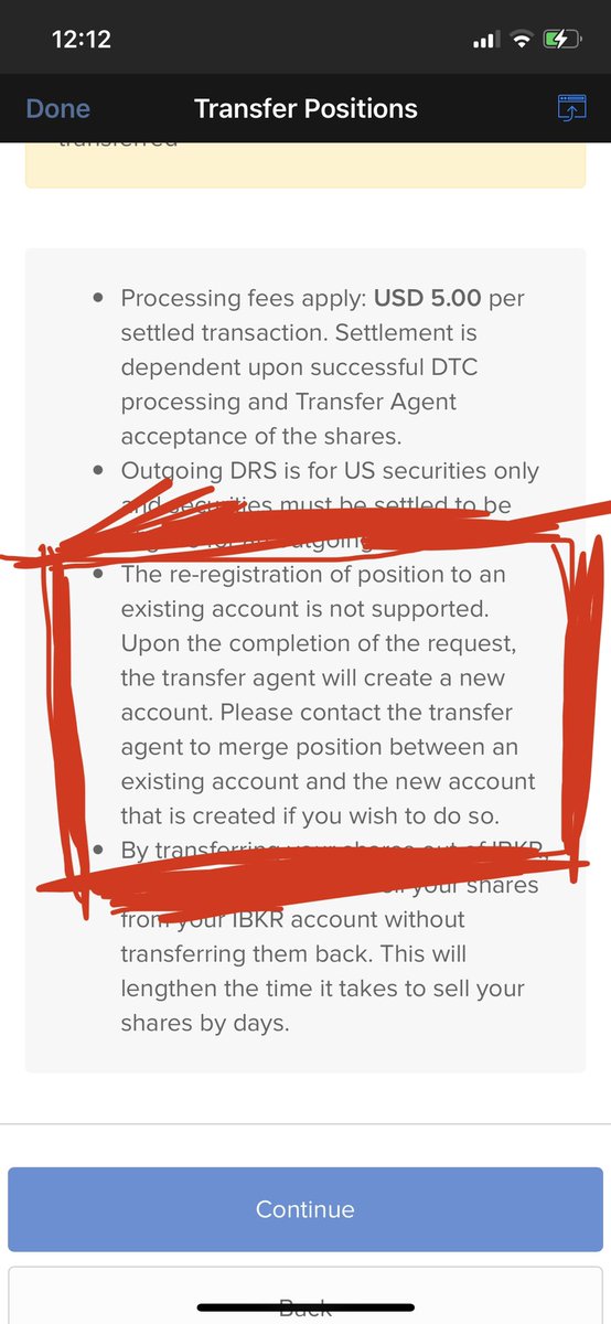 ArsenalRealist_'s tweet photo. @IBKR trying to fuck #DRS. No longer allowing the transfer of shares to an existing account. @Computershare, can you please confirm a merging of accounts is possible? #GME https://t.co/Cog34K5kUT