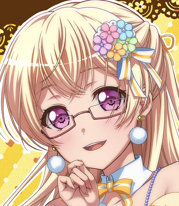 他の子に眼鏡をかけさせる遊び…(イヴちゃんは顔の向き的に🙅‍♀️だった…😂) 