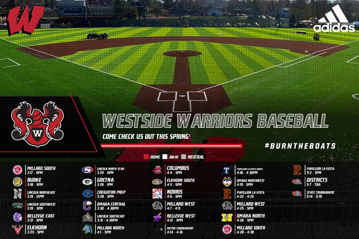 Now that the season is upon us, be sure to come check out the Warrior Baseball team this Spring.