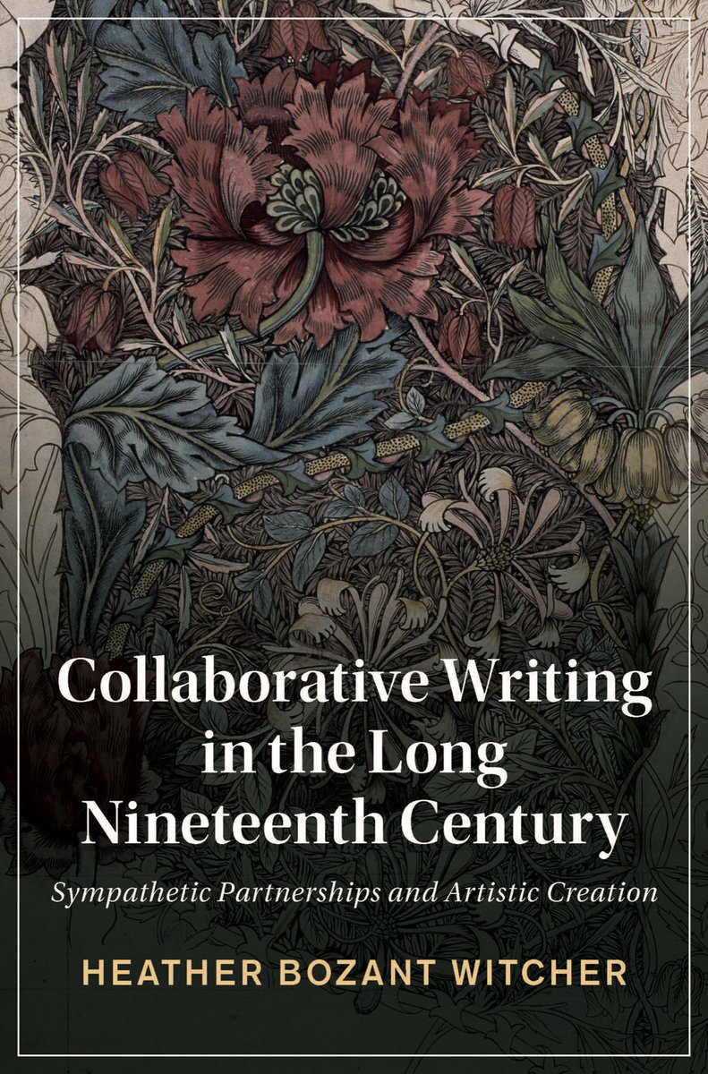 #BookAnnouncement Collaborative Writing in the Long Nineteenth Century is out by @CambridgeUP! Such a fun project to research & write. 20% off with code CWLNC2022 at checkout (link in comment). #Shelleys #PreRaphaelites #MichaelField #VernonLee
