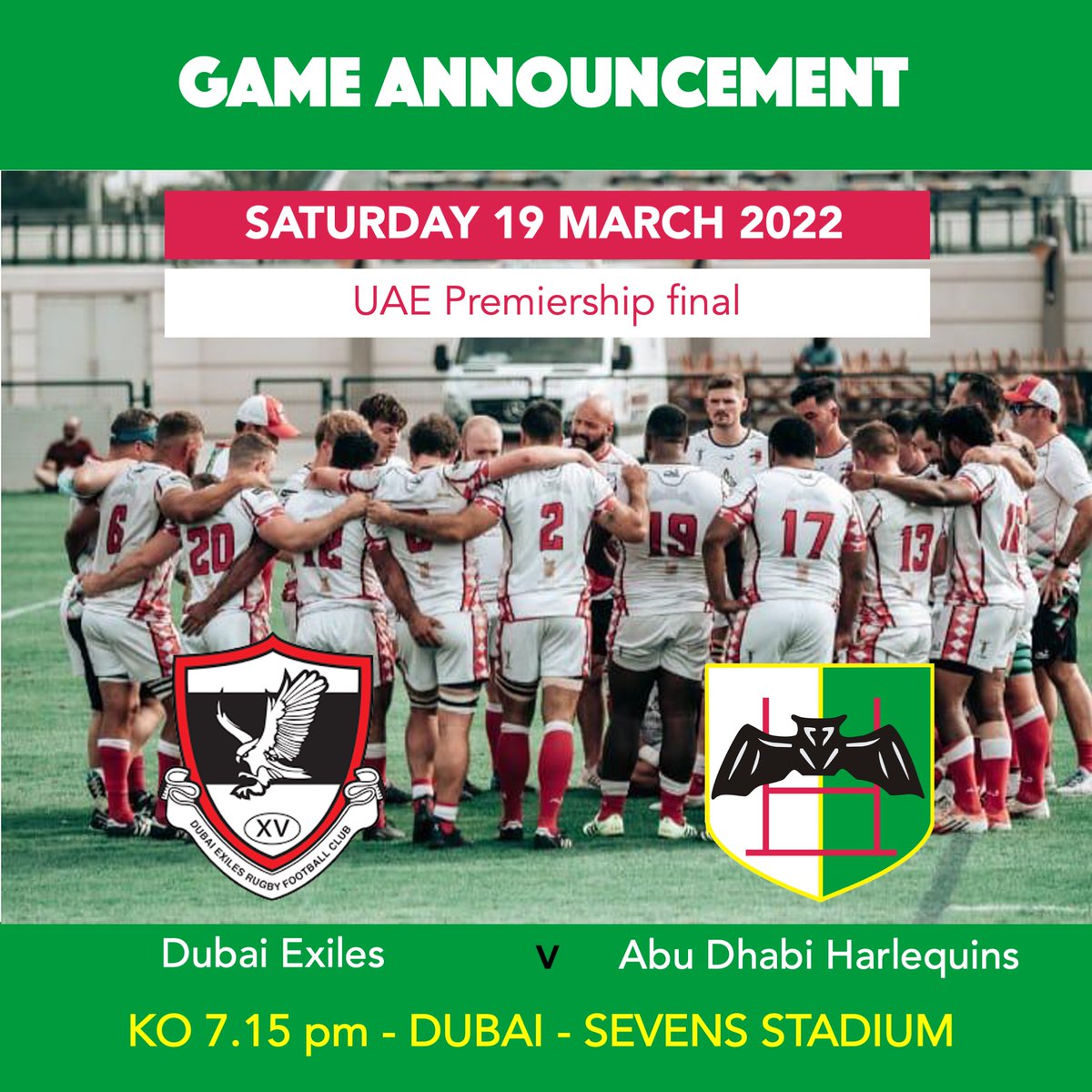 After long period of no rugby and finally the competition is back ...