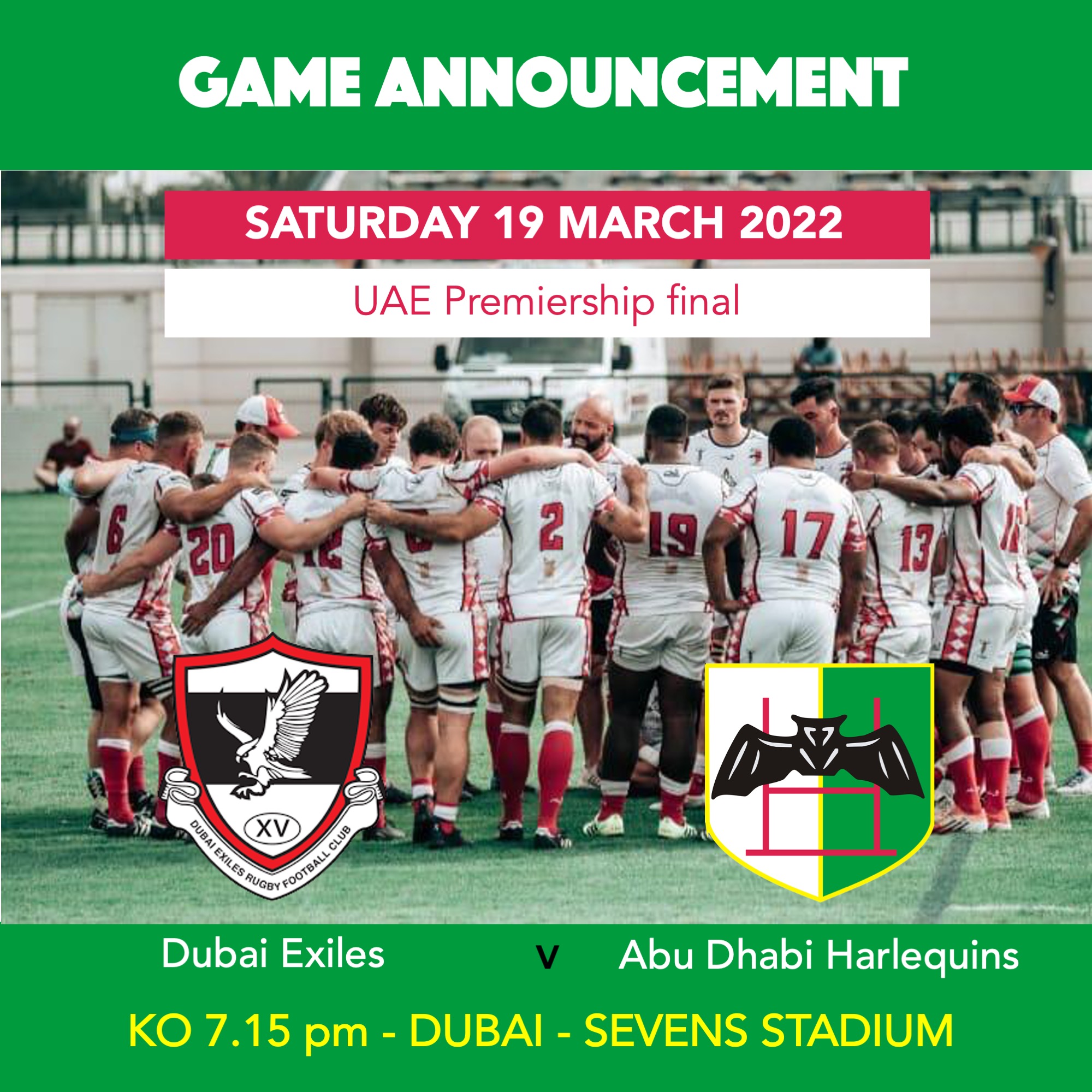 Registration open for Dubai Exiles Youth Rugby - Dubai Exiles Rugby Club