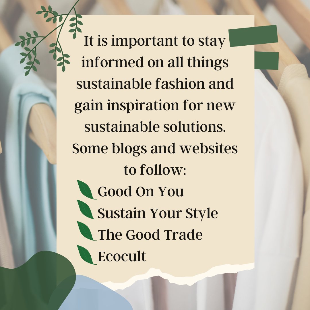 Urbanspacesleg1's tweet photo. Today we provide a little green inspiration for you and your sustainability journey! Blogs are a great source for new tips and tricks to adopt to become more eco-friendly! 🌿💻
#sustainabletips #sustainability #slowfashion #inspiration #fashionblogs #stayinformed #ecofriendly https://t.co/NrMUETheRe