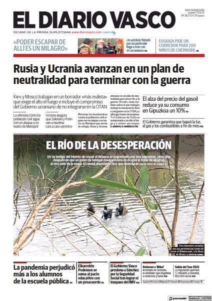 Esta imagen no es de Etiopía, República del Congo, Senegal o Marruecos. Es Irun, es el río Bidasoa y es casi a diario. Y van 4 ahogados en menos de 10 meses.