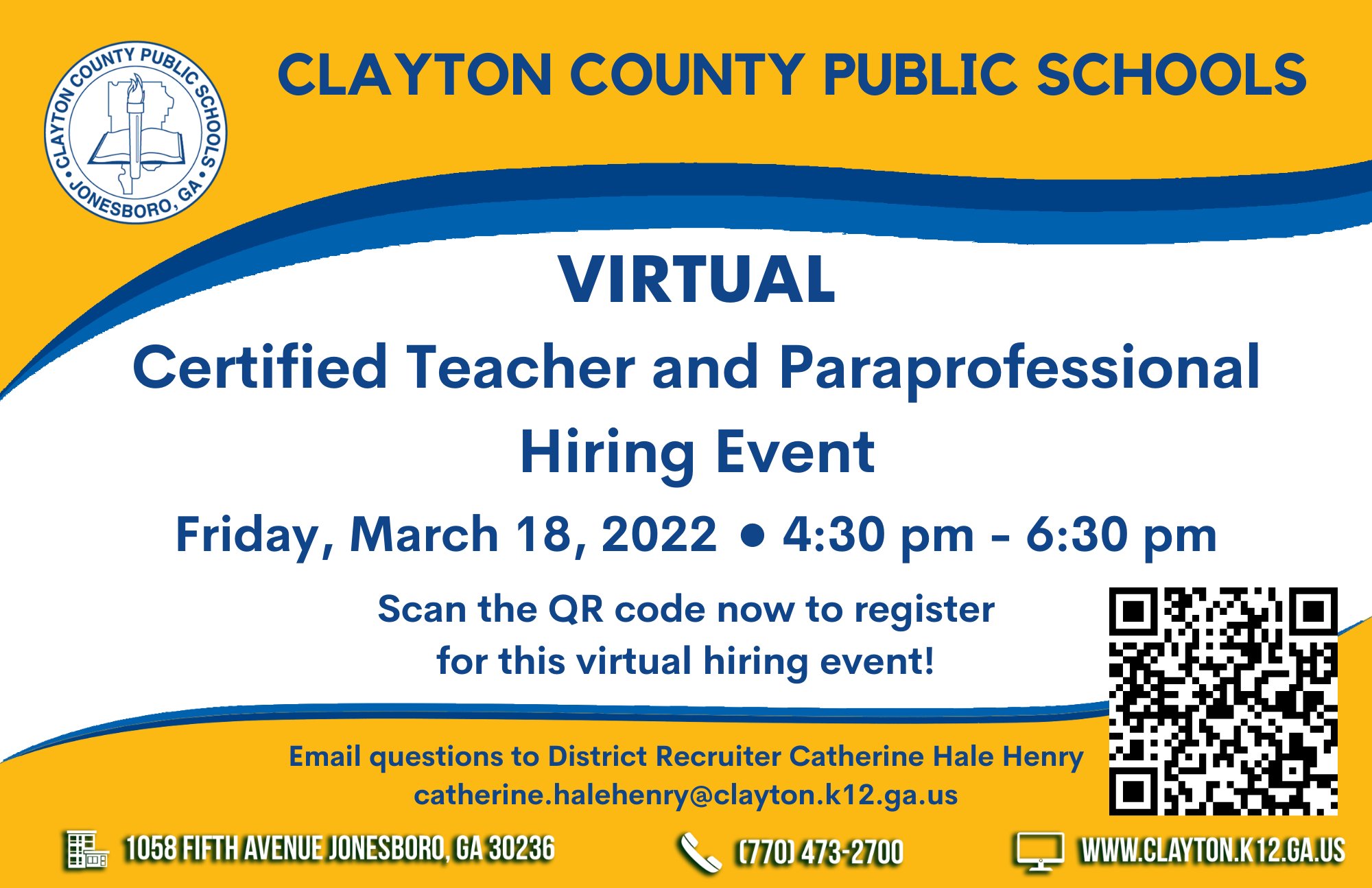 Clayton County Public Schools on Twitter "REMINDER Clayton County