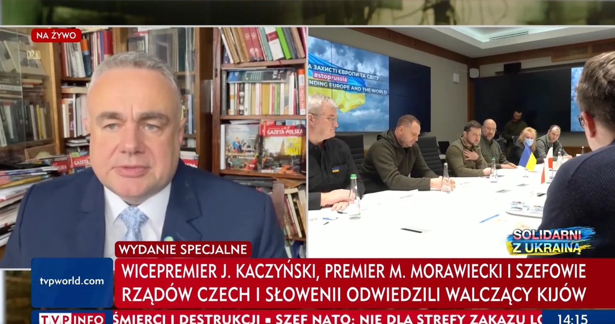 Kaczyński podniósł bardzo wysoko poprzeczkę w dyskusji. Po jego wizycie w Kijowie, Amerykanie na drugi dzień dostarczyli broń Ukrainie.
<a href="/tvp_info/">tvp.info 🇵🇱</a>