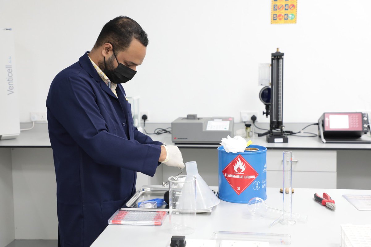 stoplc's tweet image. For the first time in Maldives, Jet A-1 recertification testing was done today at our #FuelTesting Laboratory. 
Our lab enables partners like  @MACLmedia to gauge quality of their #fuel within hours which took days historically.