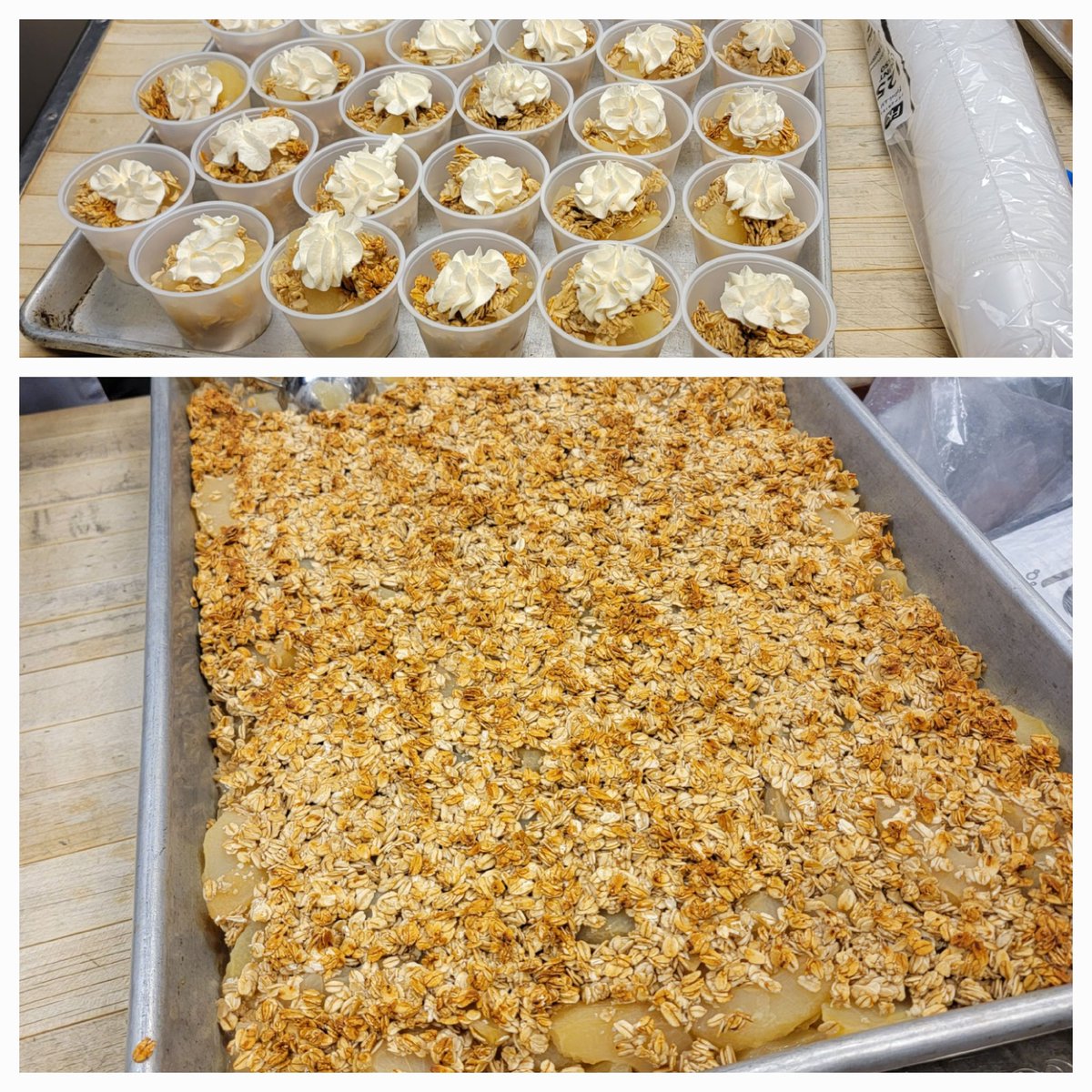 Today's NY Thursday Food: New York Apples and NY Maple Syrup, Apple Crisp! #farm2school, #NYThursday,@CCESeneca, #SFCSDPROUD