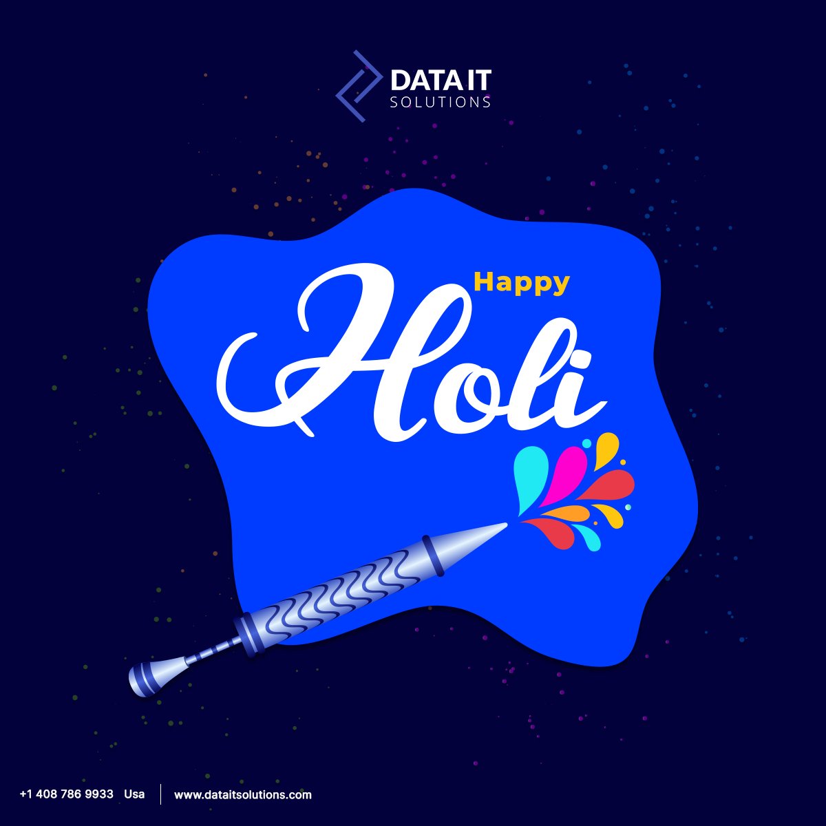 DataitSolutions's tweet image. On this festival of colors, our team at DataIT Solutions wishes you all a blissful Holi and will pray to God to grant you all peace of mind and #happiness!
#HappyHoli 2022!
#holicelebration #HoliFestival #HappyHoli2022