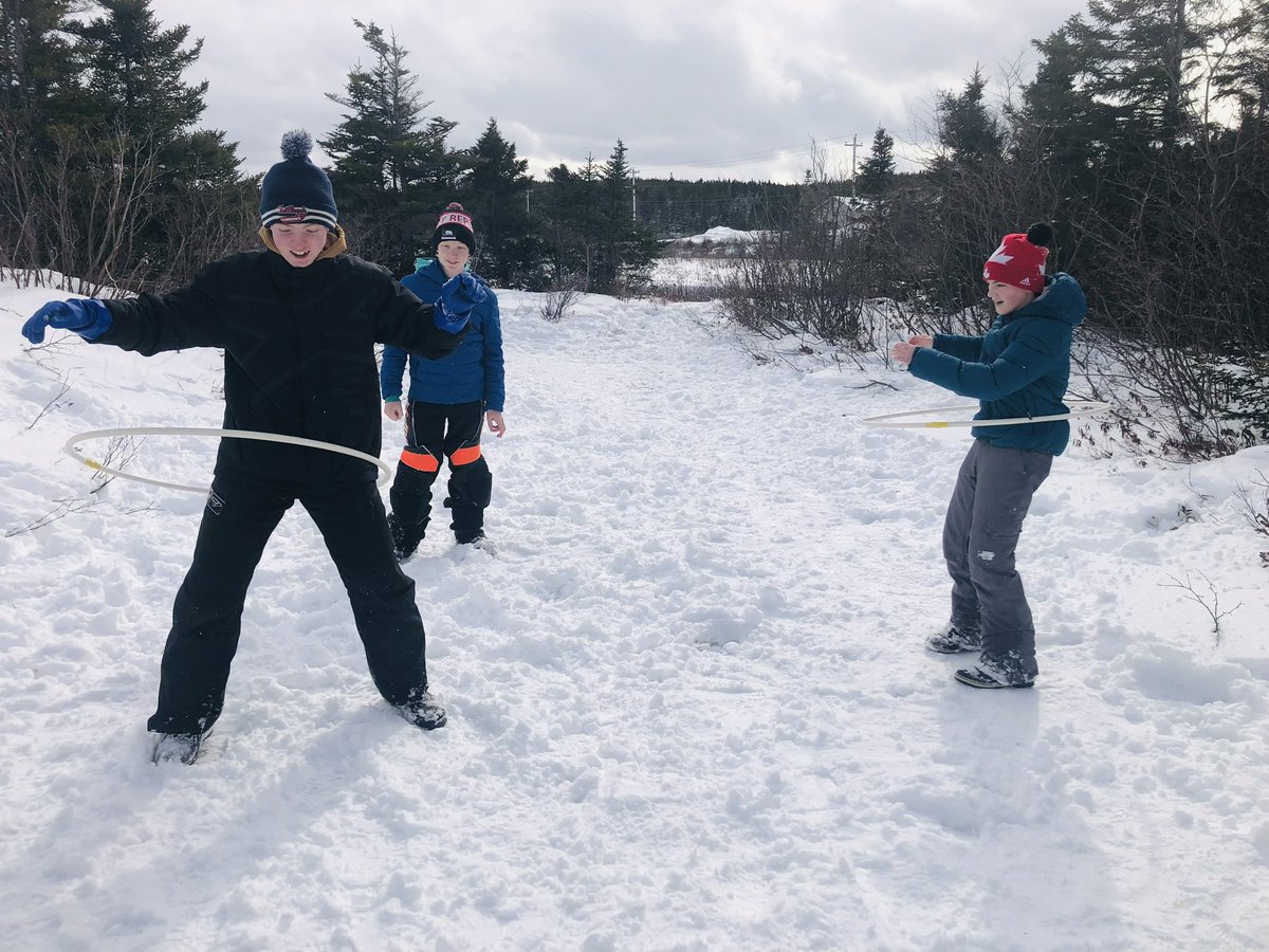 Some #dartoutdoors fun with <a href="/melblack15/">Melissa Blackler</a> and her grade 8 PE class. <a href="/schoolsportsnl/">School Sports NL</a> <a href="/schoolmilknl/">School Milk NL</a> <a href="/NLESDCA/">NLESD</a>