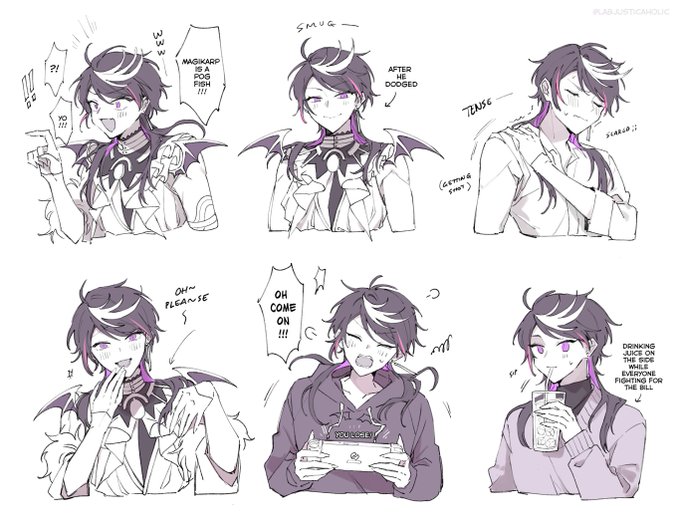i wanna draw more shu's expressions!! #YaminoArt 