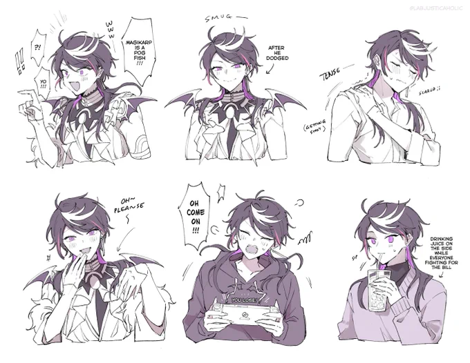 i wanna draw more shu's expressions!! #YaminoArt 